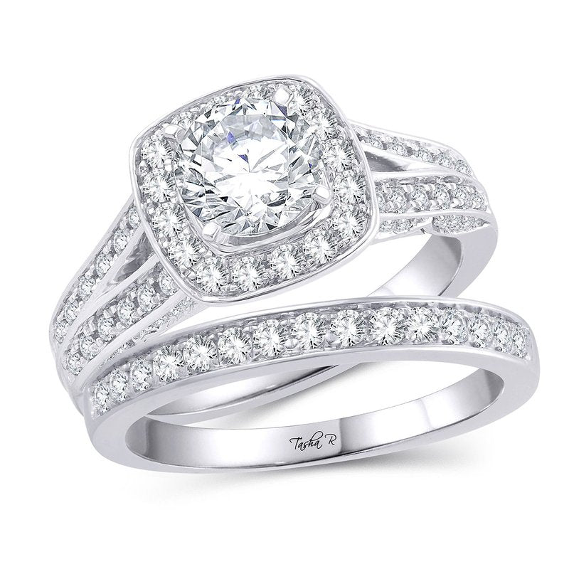 14K 0.87Ct Diam Semi Mount Ring