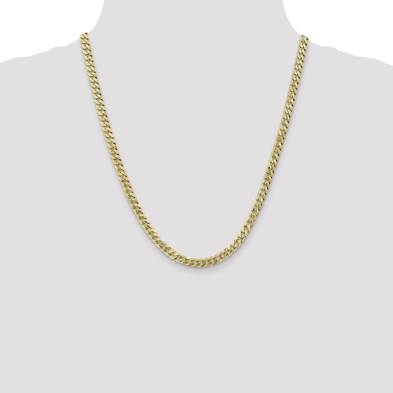 10K 5.75mm Flat Beveled Curb Chain