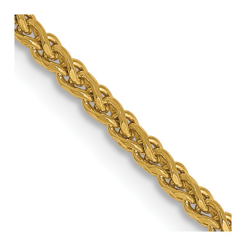 14K 1.4mm D/C Spiga Chain