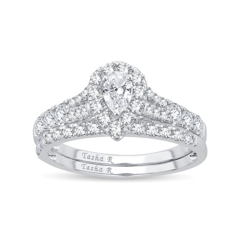 14K 1.00Ct Diamond Bridal Ring