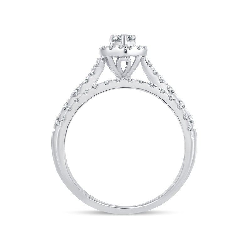 14K 1.00Ct Diamond Bridal Ring