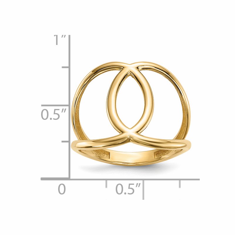 14k Gold Polished Ring