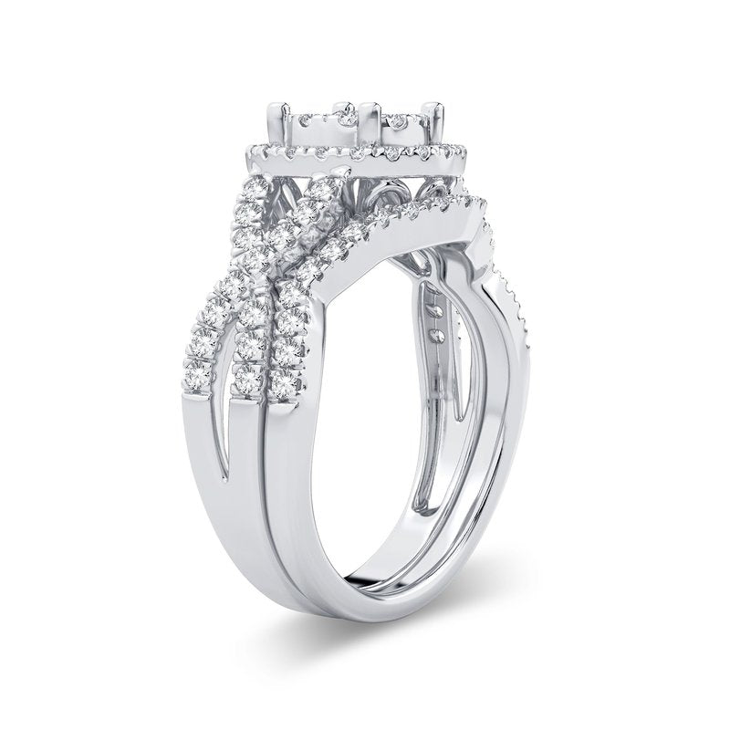 14K 1.00Ct Diamond Bridal Ring