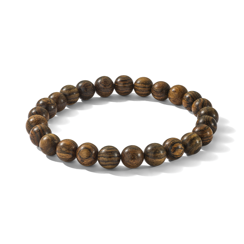8mm Tigerwood Beaded Stretch Bracelet