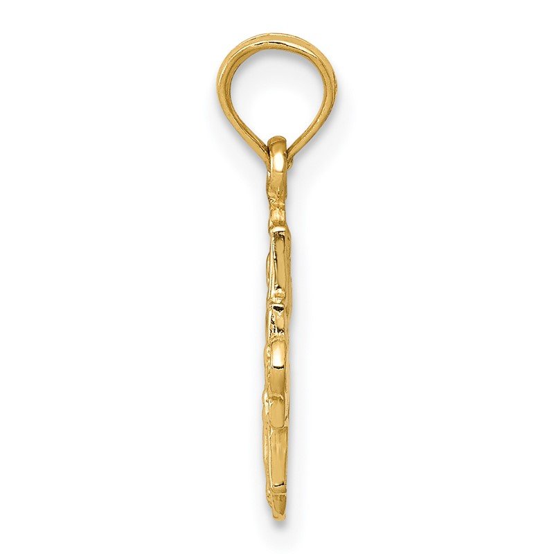 14k Miniature Four-Way Medal Pendant