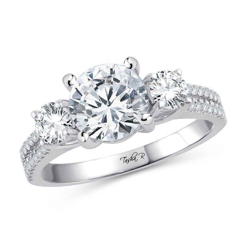 14K 0.68Ct Diam Semi Mount