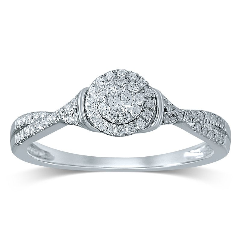 14K Diamond Ring