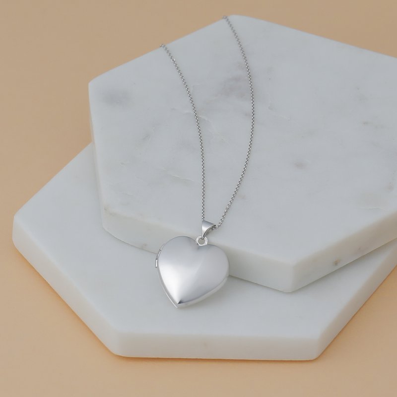 14K White Gold 14 inch .95mm Diamond-cut Cable with Lobster Clasp Chain