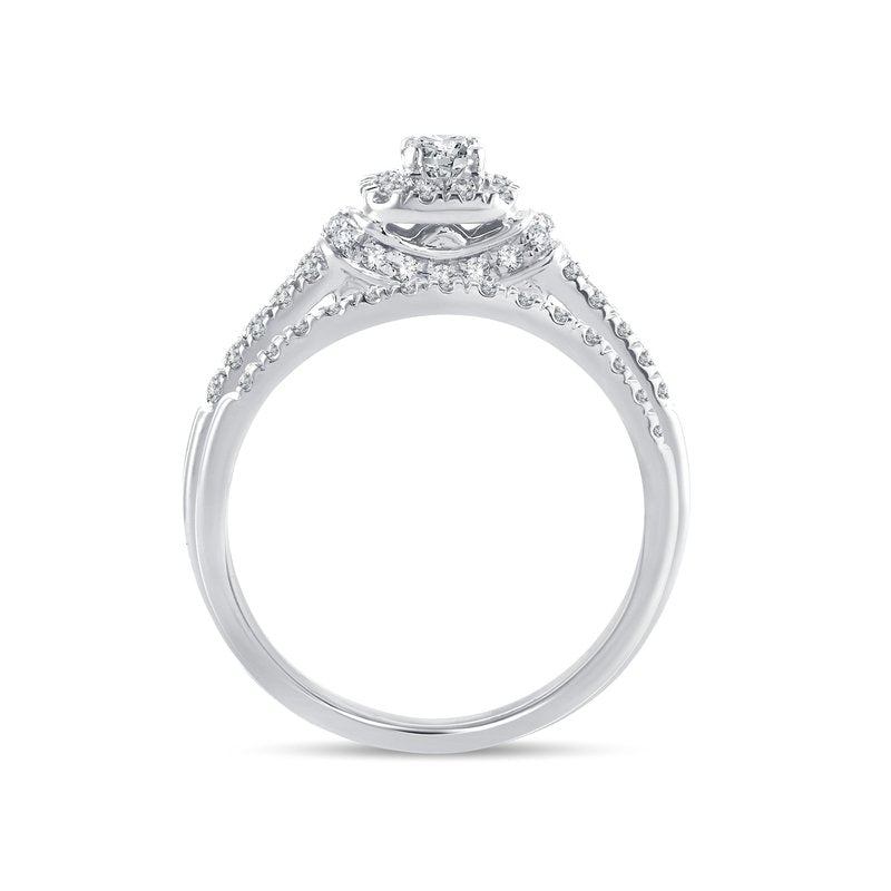 14K 0.50Ct  Diamond Bridal Ring