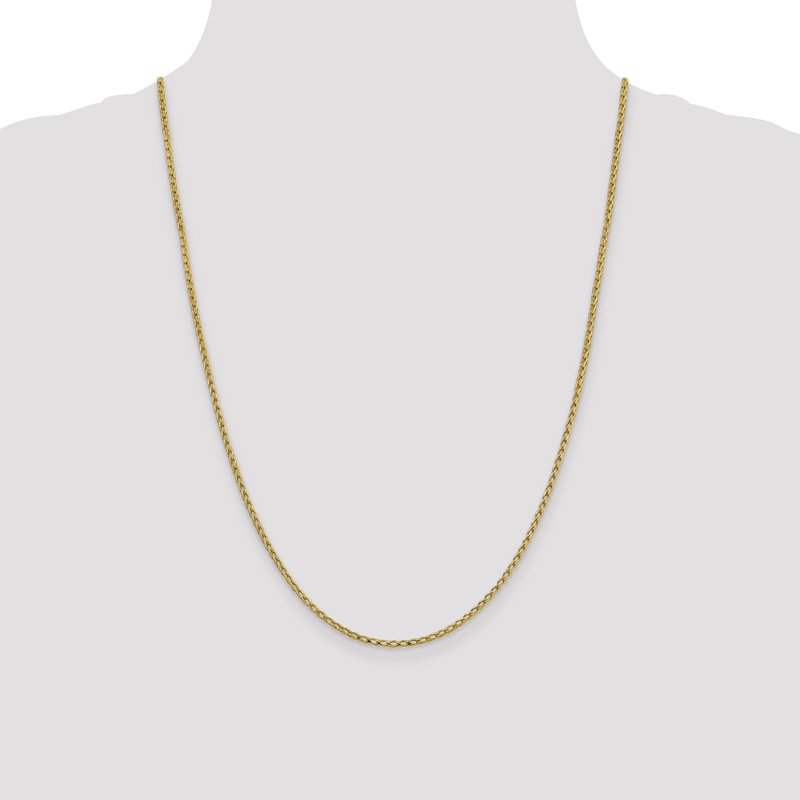 14K 2.1mm D/C Open Franco Chain
