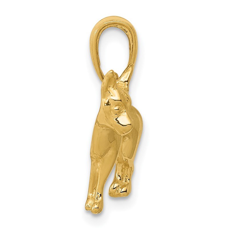 14k Chihuahua Dog Pendant