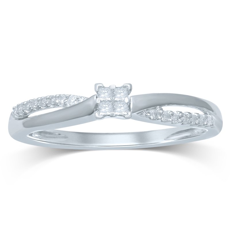 14K 0.15Ct Diamond Ring