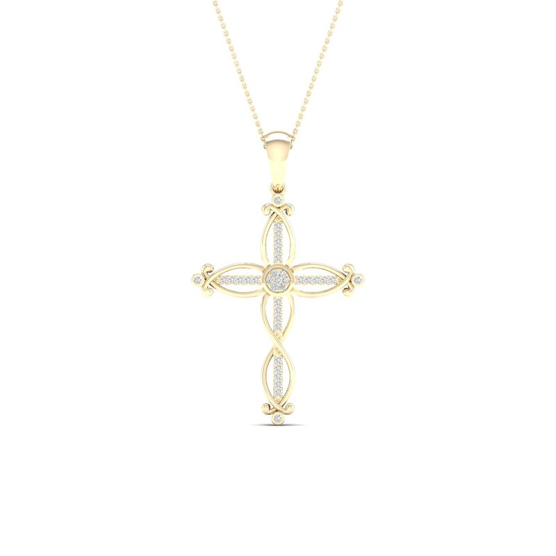 10K 0.10Ct Diam Pendant