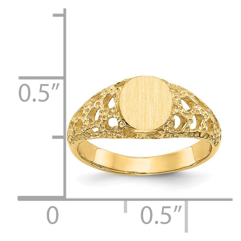 14k Signet Ring