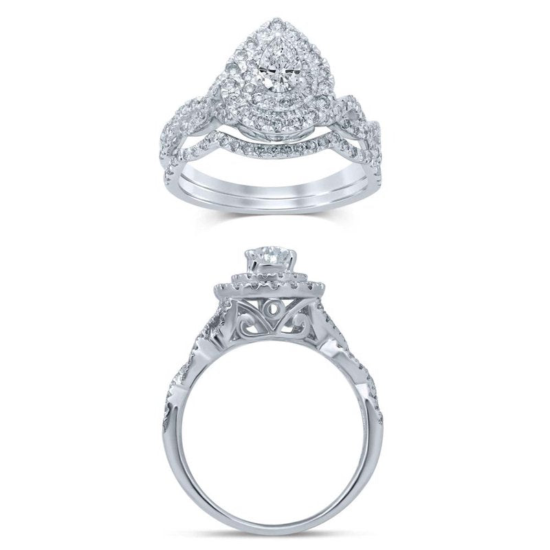 14K 1.00Ct Diamond Bridal Ring