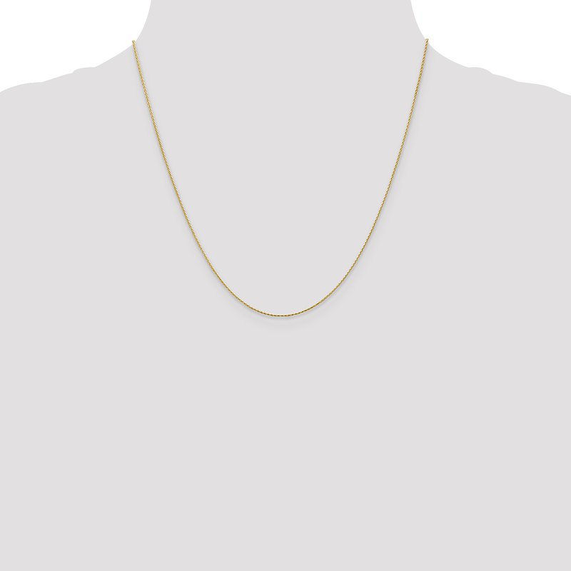 14K .8mm D/C Wheat Chain