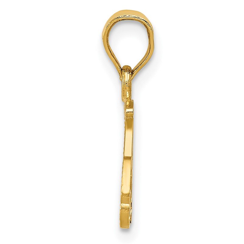 14k Golf Cart Charm
