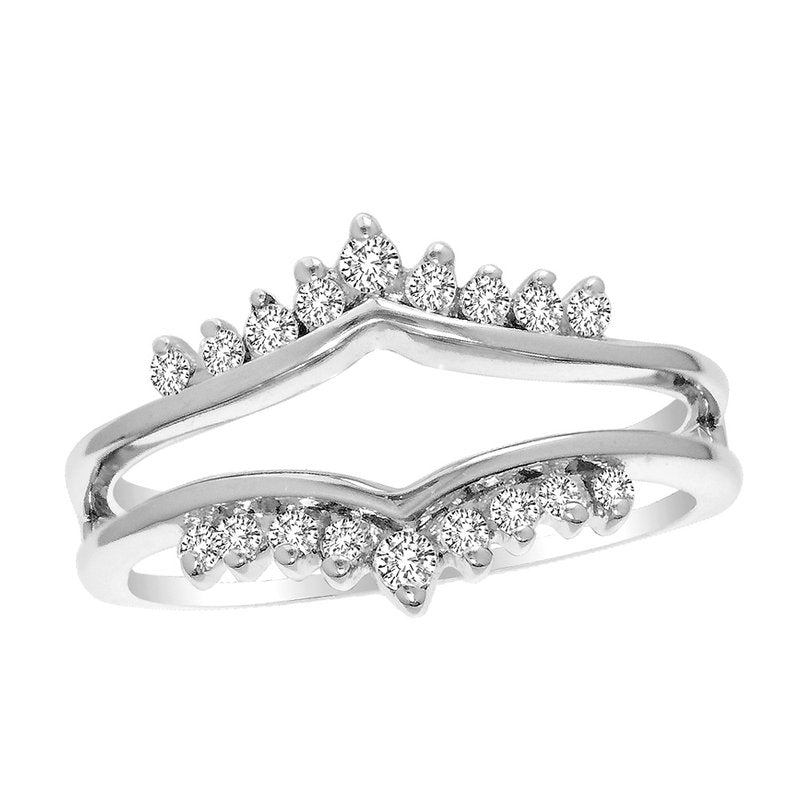 14K  0.25Ct Diamond Ring / Guard