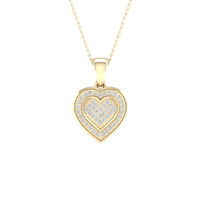10K 0.15Ct Diam Pendant