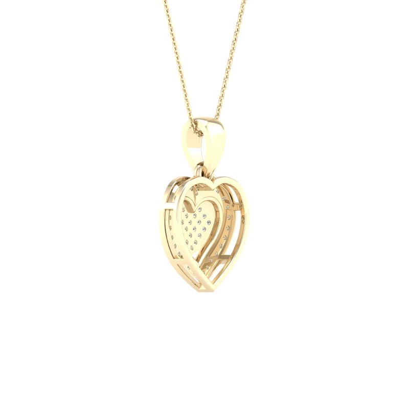 10K 0.15Ct Diam Pendant