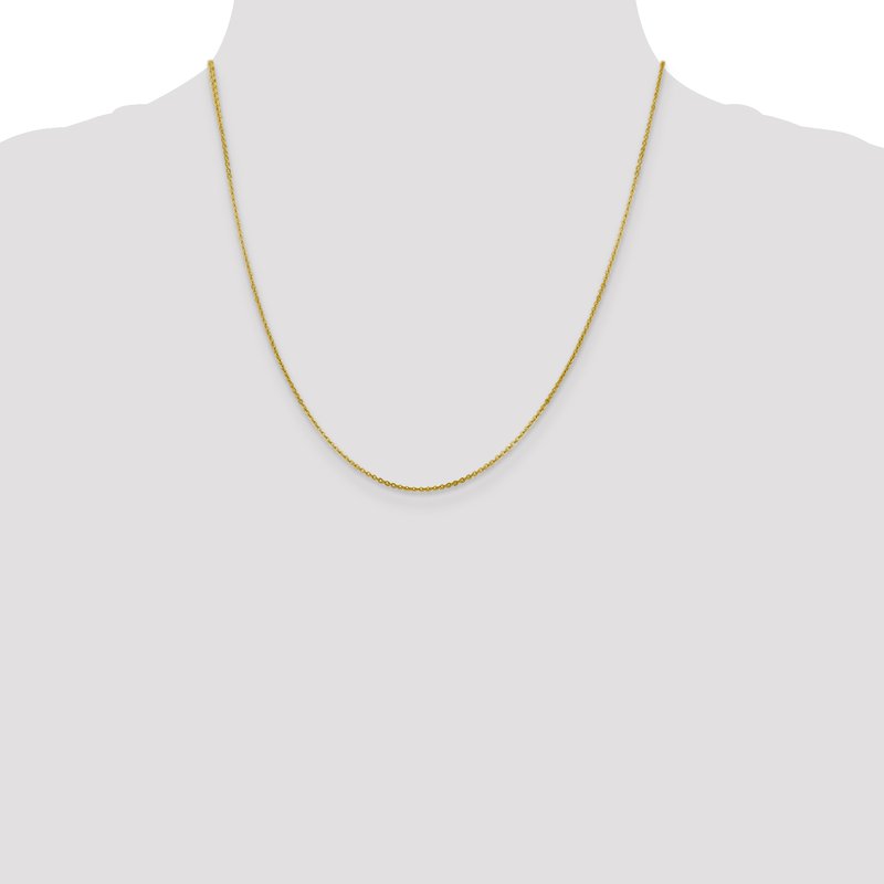 14K 1.4mm Flat Cable Chain