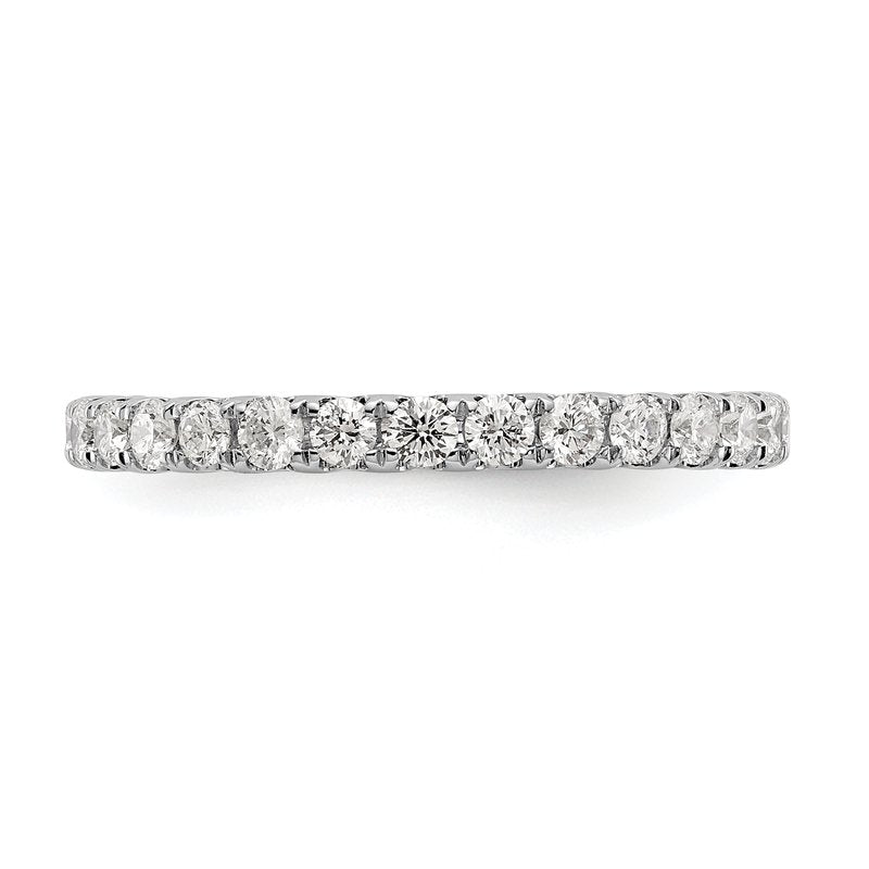 14K Rose Gold 1/2 carat Lab Grown Diamond VS+ F+ Size 4.5 Complete Eternity Band