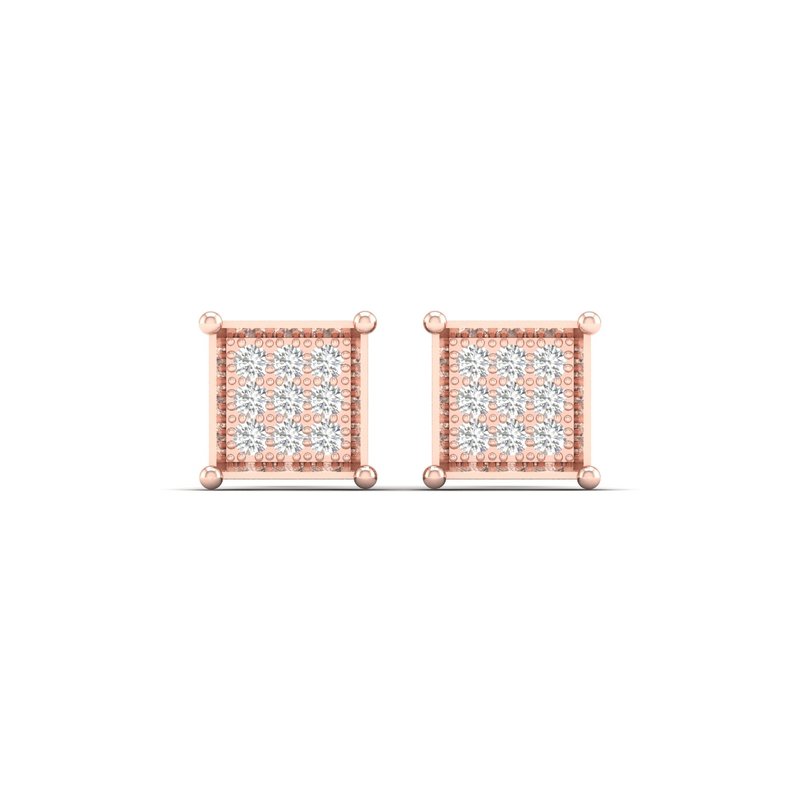 10K 0.05Ct Diam Earring