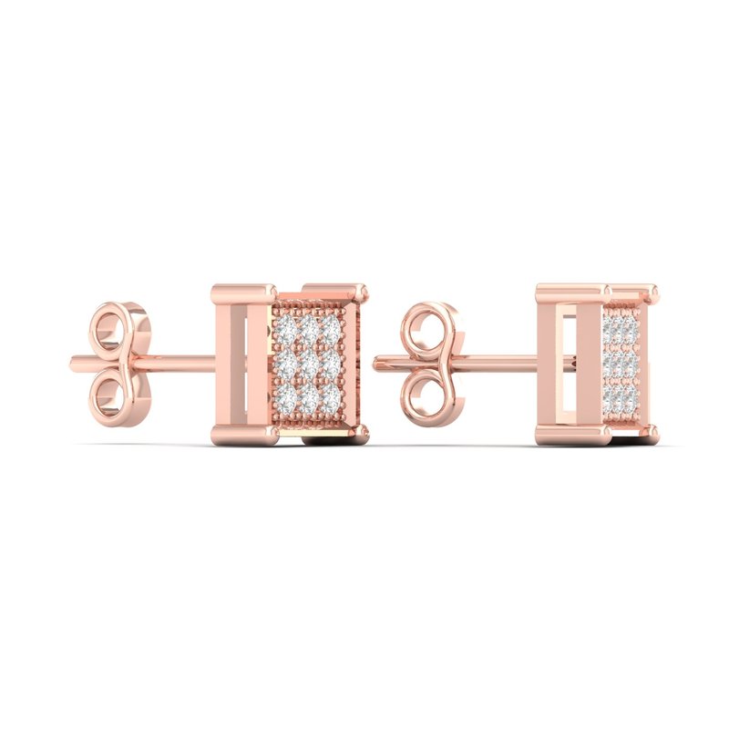 10K 0.05Ct Diam Earring