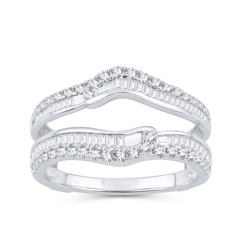 14K 0.75Ct Diamond Ring Guard