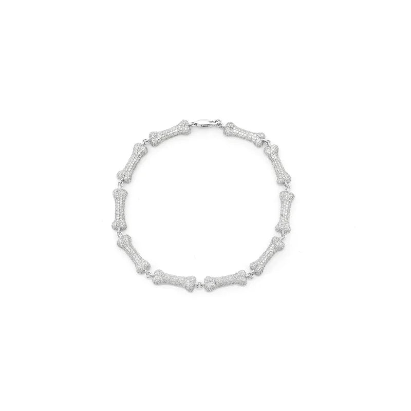 Dog Bone Bracelet 14K 5.50ctw