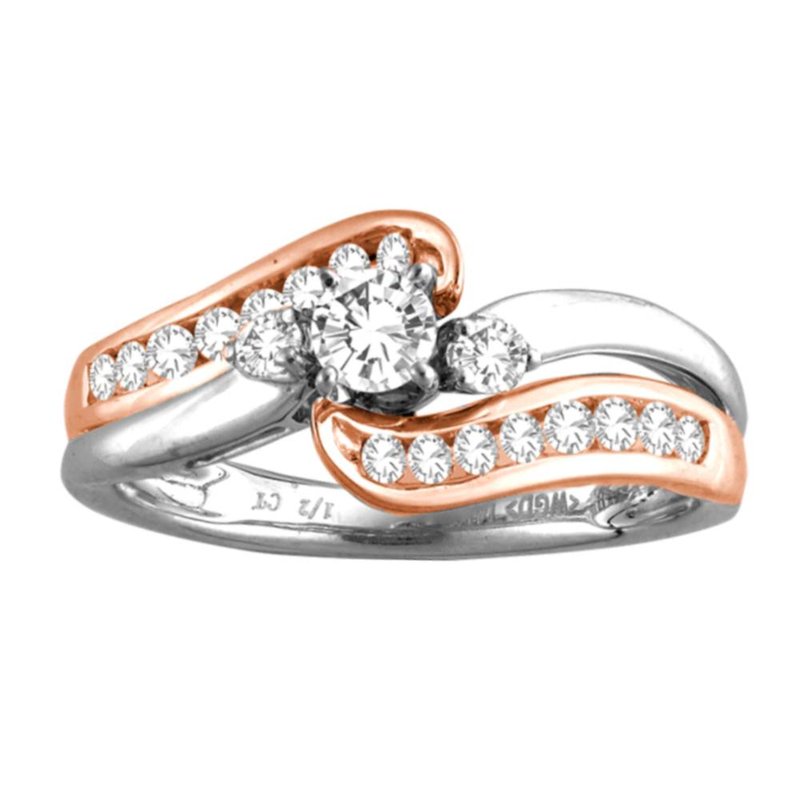 14K 0.50Ct Diamond Bridal Ring
