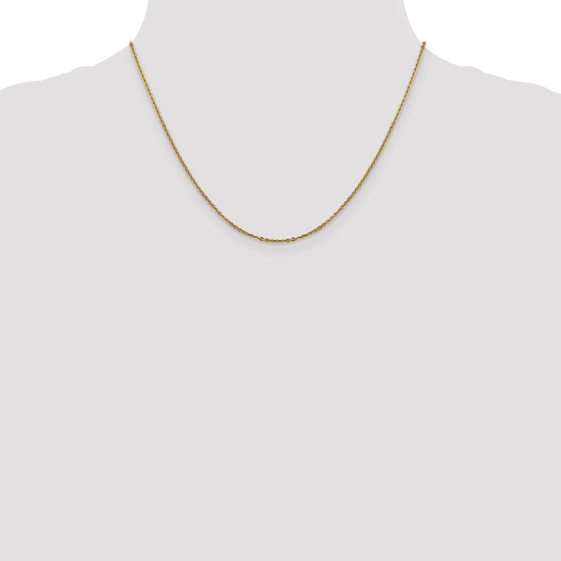 14K 1.7mm Flat Cable Chain
