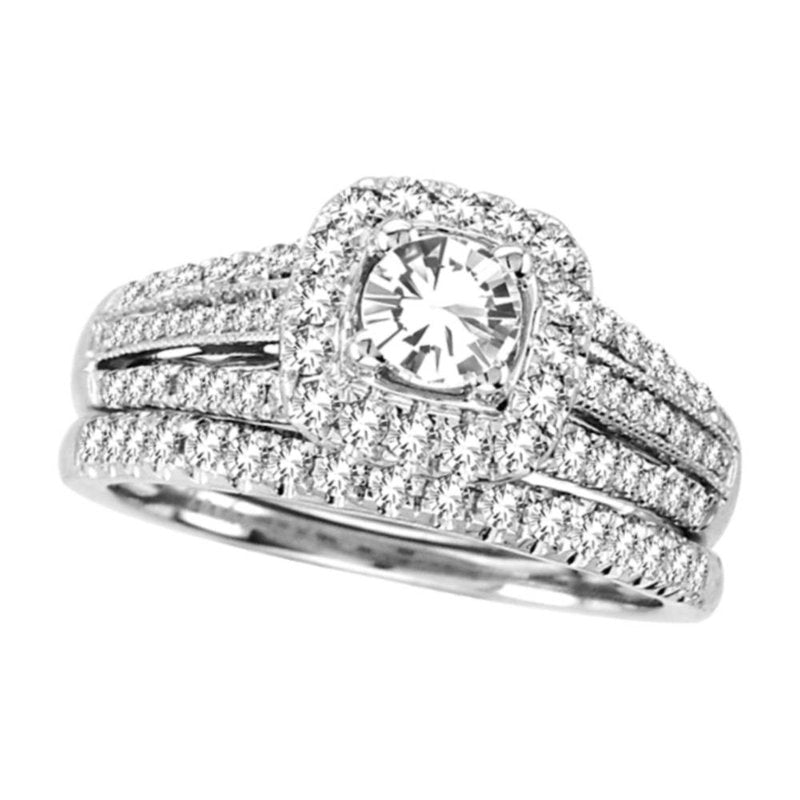 14K  1.13Ct  Diamond  Bridal  Ring