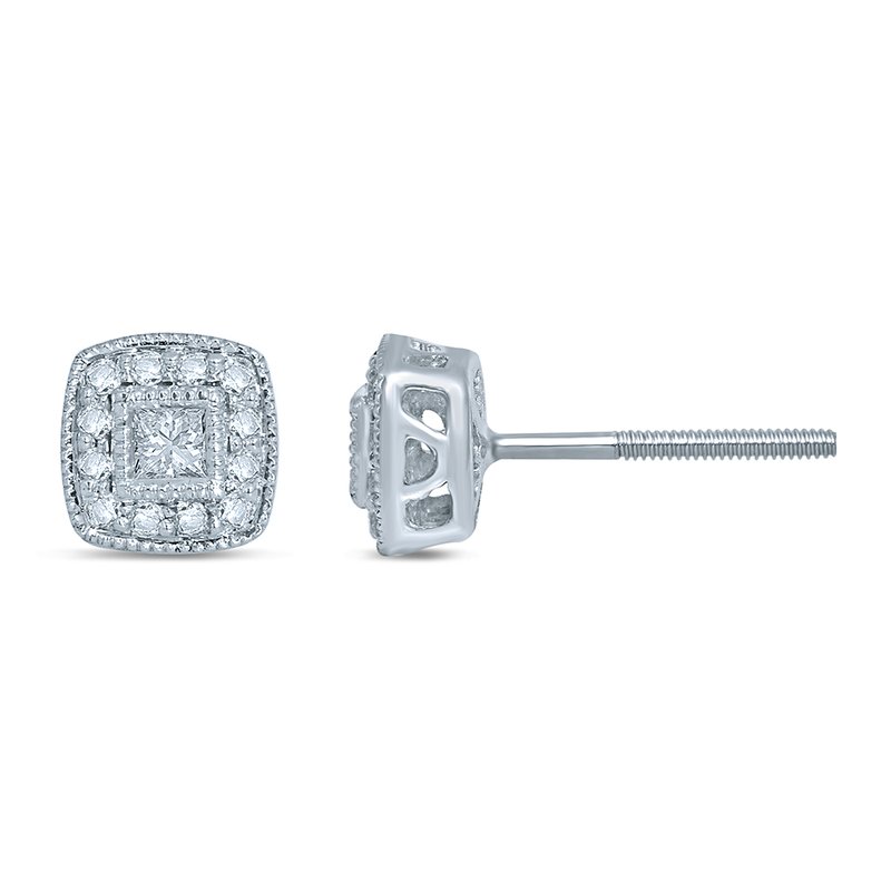 14K 0.25Ct Diamond Earring