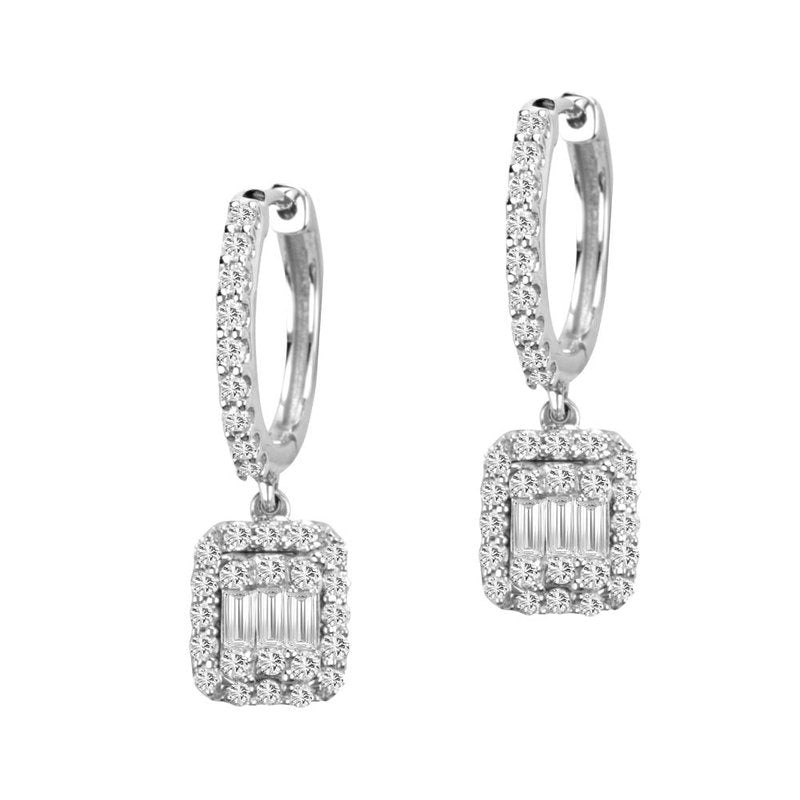 14K 1.00Ct Diamond Earring