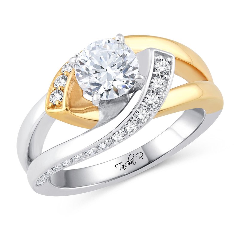 14K 0.40Ct Diam Semi Mount