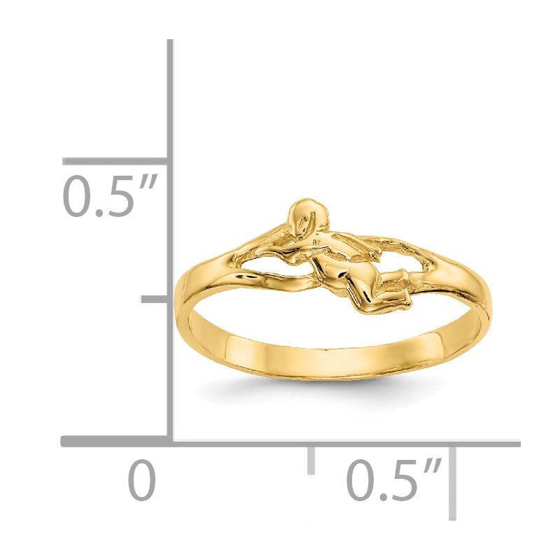 14k Angel Baby Ring