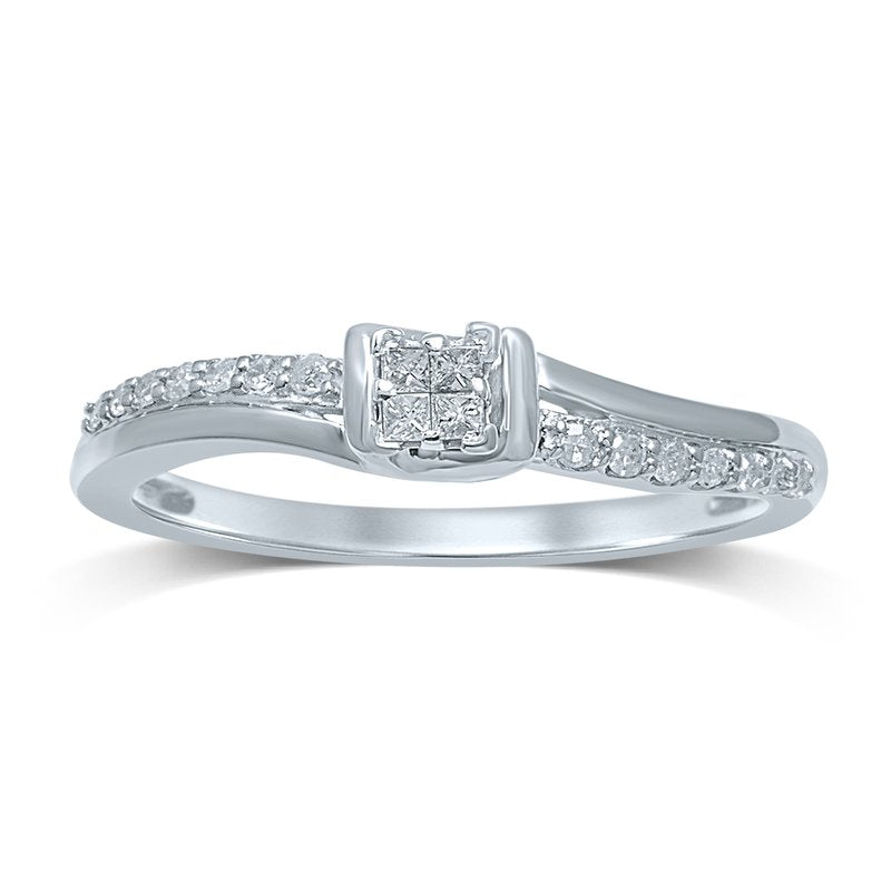 14K 0.15Ct Diamond Ring