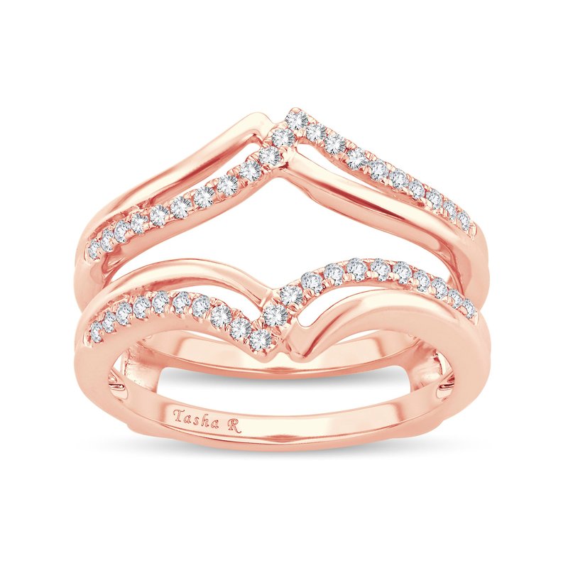 14K 0.25Ct Diamond Ring Guard
