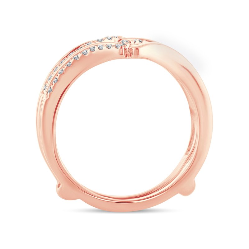 14K 0.25Ct Diamond Ring Guard