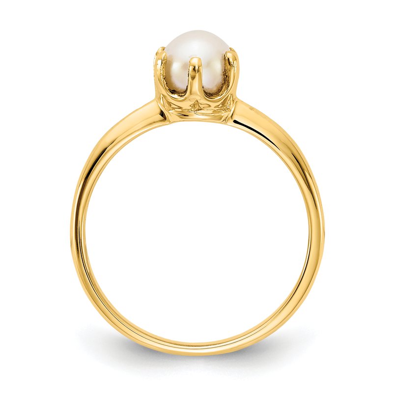 14k 5.5mm FW Cultured Pearl ring