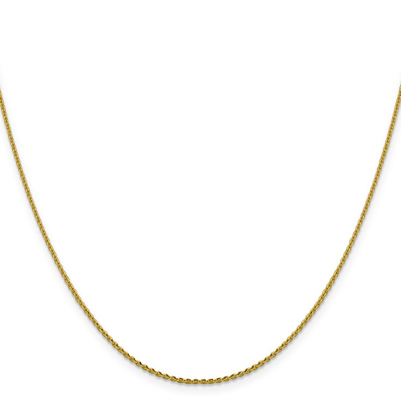 14K 1.40mm D/C Oval Link Chain