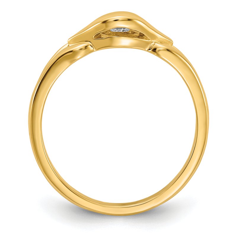 14k AAA Diamond ring