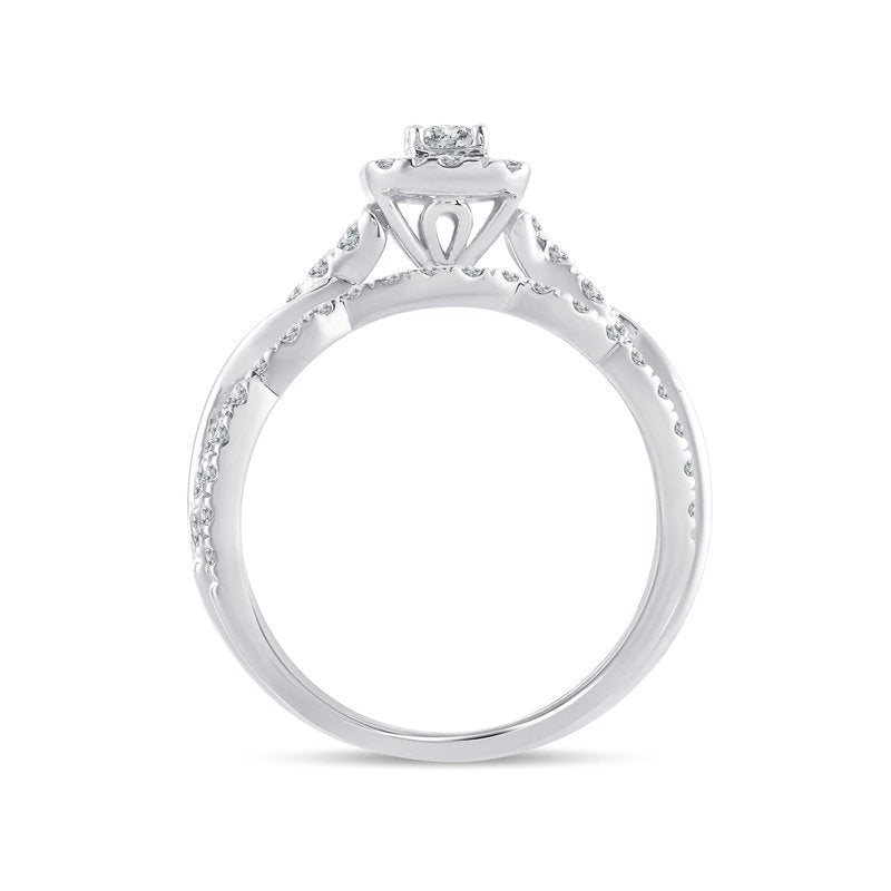 14K 1.00Ct Diamond Bridal Ring