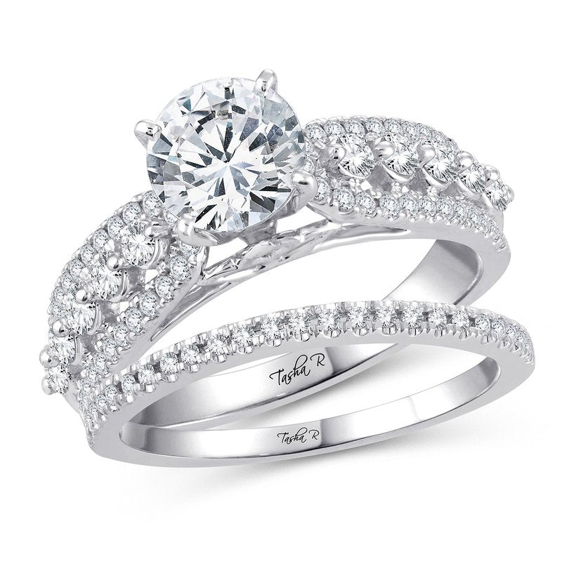 14K 0.75Ct Diam Semi Mount Ring