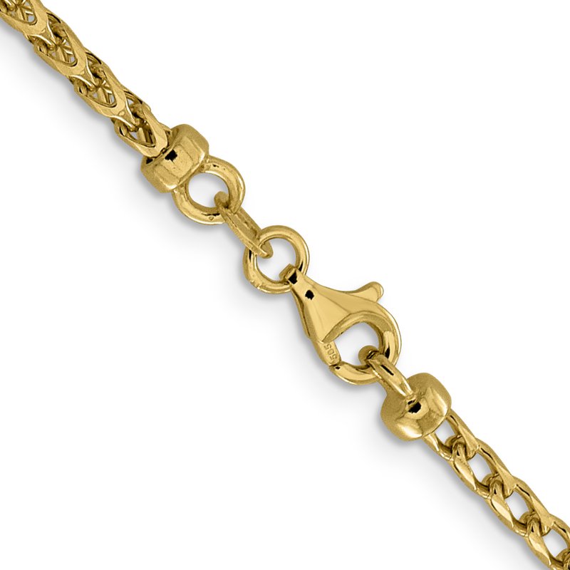 14K 2.45mm D/C Open Franco Chain