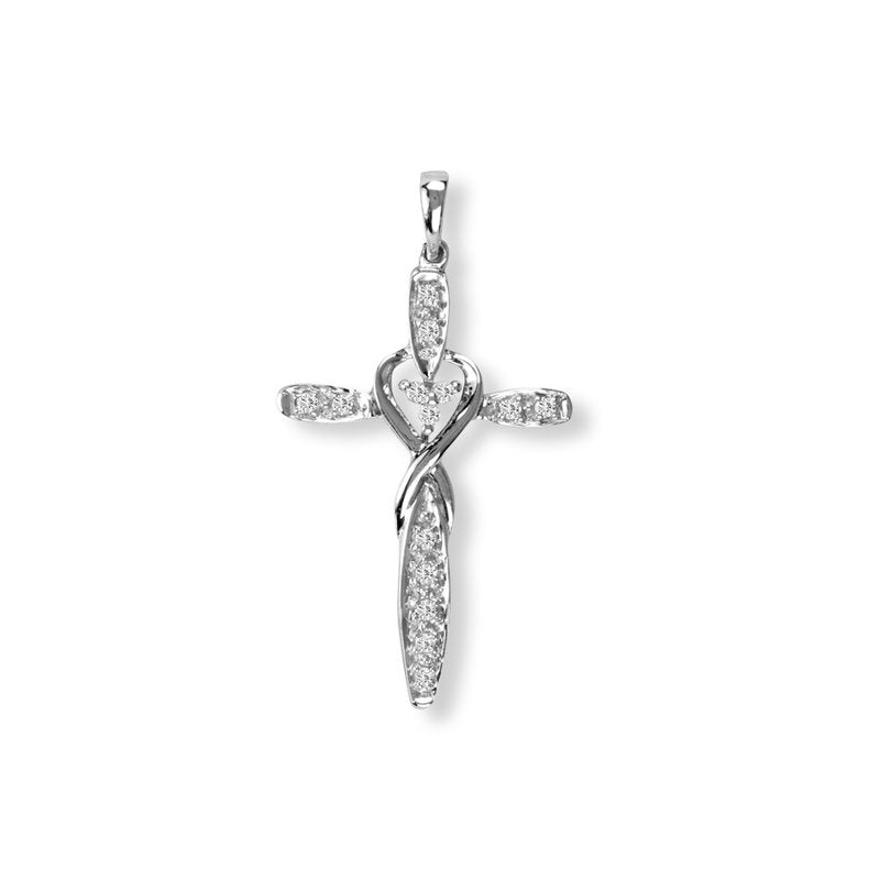 14K 0.10Ct Diamond Pendat