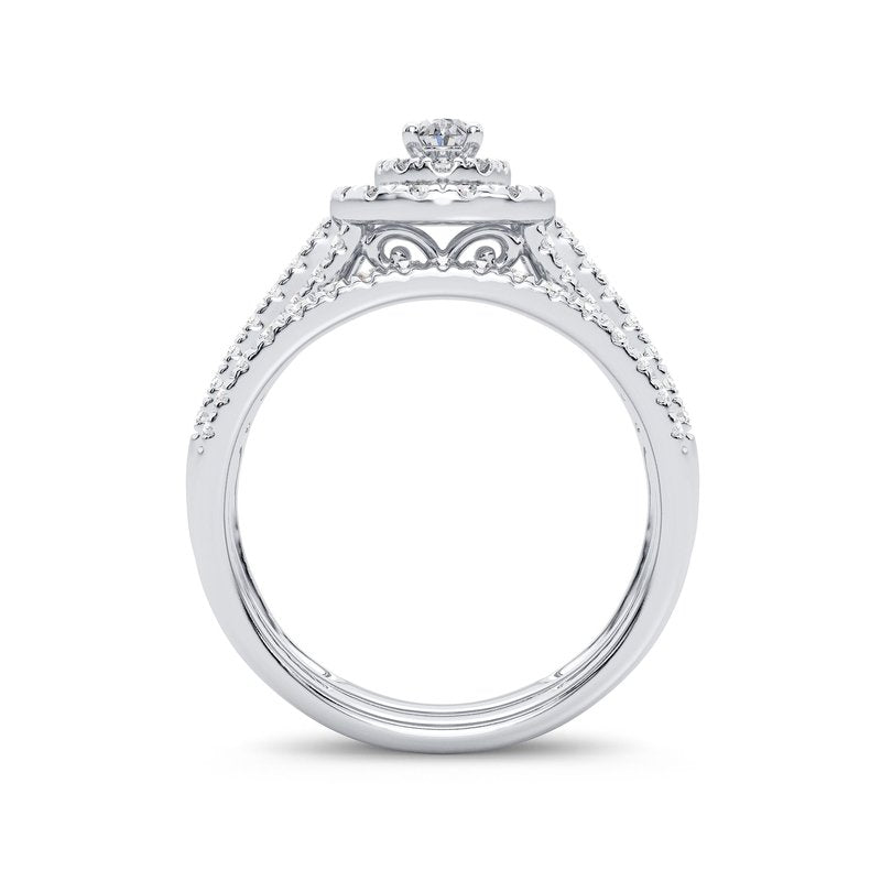 14K 1.00Ct Diamond Bridal Ring