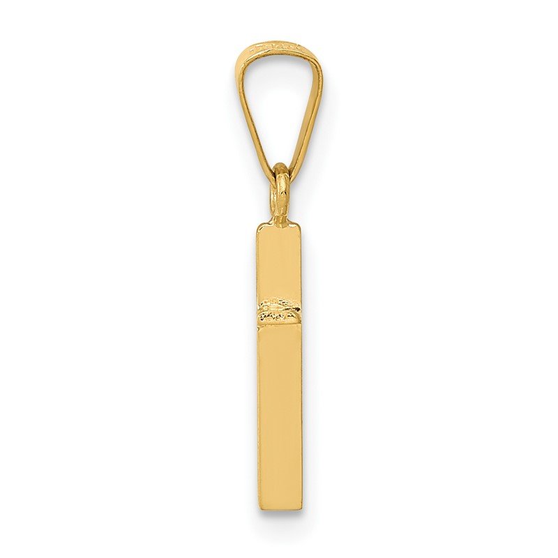 14k Polished Cross Pendant