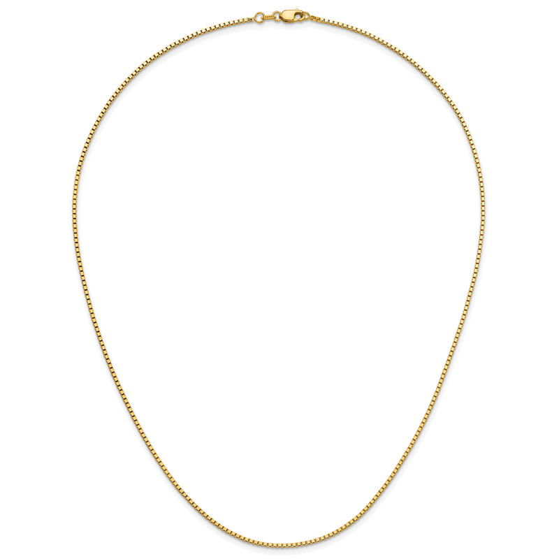 14K 1.2mm Box Chain